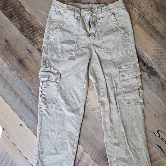 AE Women's Stretch Cargo Khaki Jean Size 6 - Picture 3 of 8
